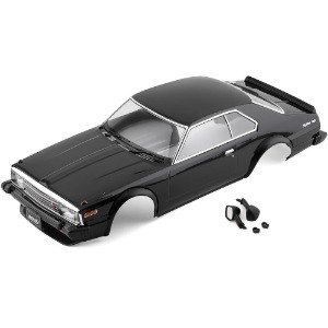 [#KB48675] 1/10 1980 Skyline Hardtop 2000 Turbo GT-ES Body Finished w/Light Bucket (Black/완성품)