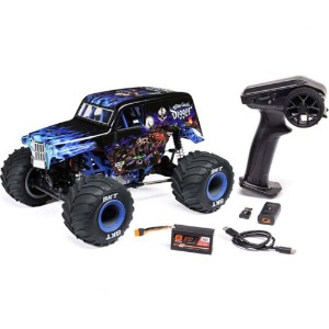 [LOS01026T2]1/18 Mini LMT 4X4 Brushed Monster Truck RTR, Son-Uva Digger