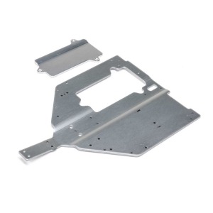 [LOS231113]Chassis Plate &amp; Motor Cover Plate: 1/10 Baja Rey 2.0