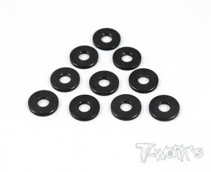 [TA-054BK]Aluminum Shim 3X7.8X1mm( Black ) 10pcs.