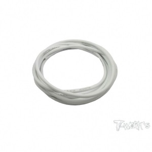 [EA-025W]14 Gauge Silicone Wire ( White ) 2M