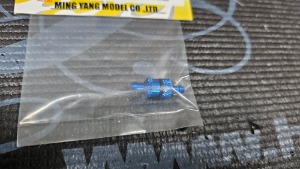 [매장입고][F1002] ALUMINIUM FUEL FILTER SMALL(BLUE)