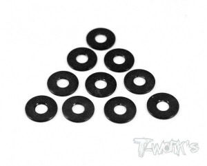 [TA-052BK]Aluminum Shim 3X7.8X0.5mm ( Black ) 10pcs.