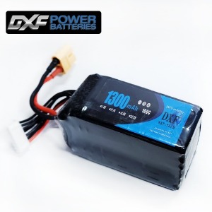 [행사][soft6s1300]DXF 배터리 소프트 리튬22.2v 1300mah 100c(6S)  (XT60)