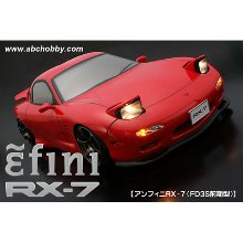 1/10 Mazda efini RX-7 FD3S Early Ver 196mm Clear Body Set For RC Touring Drift