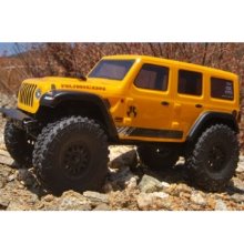 [][AXI00002T2]AXIAL 1/24 SCX24 2019 Jeep Wrangler JLU CRC Rock Crawler 4WD RTR, Yellow