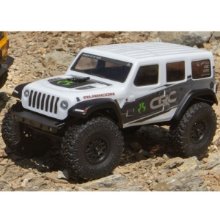 [][AXI00002T1]AXIAL 1/24 SCX24 2019 Jeep Wrangler JLU CRC Rock Crawler 4WD RTR, White