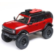 [][AXI00006T1] AXIAL 1/24 SCX24 2021 Ford Bronco 4WD Truck Brushed RTR, Red
