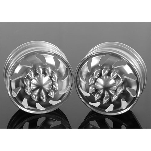 [#Z-W0053] [2개] Force Directional 1.7&quot; Semi Front Wheels w/Spiked Caps