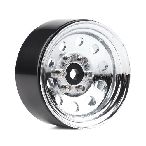 [R30242]1.9 CN08 Steel beadlock wheels (Chrome) (4)