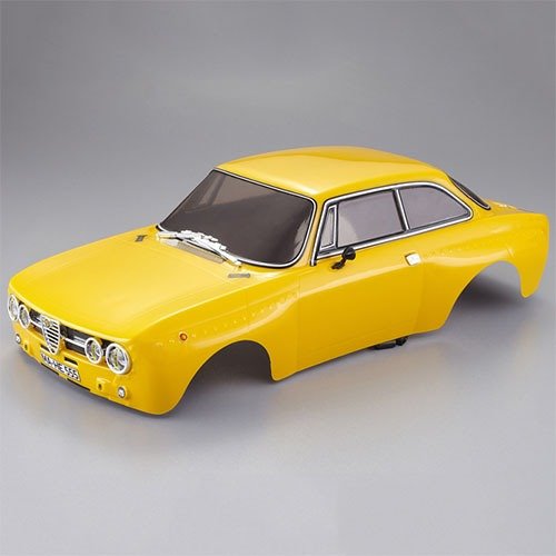 [매장입고][#KB48321] 1/10 Alfa Romeo 2000 GTAm Body Finished w/Light Bucket (Yellow｜완성품)