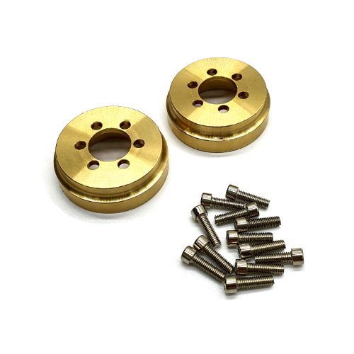 [R30312]Internal brass wheel weights (2) for CN beadlock wheels