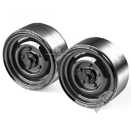 [#GRC/GAX0130BB] [2개] 1.9&quot; Metal Classic Beadlock Wheels #Series II Defender (Black)