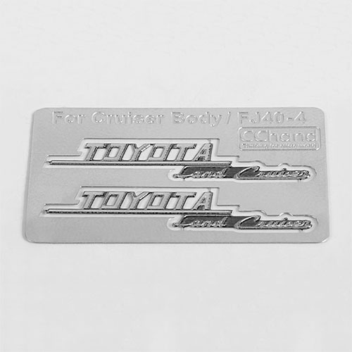 [#VVV-C0133] Side Metal Emblems for RC4WD Cruiser Body (Side B)
