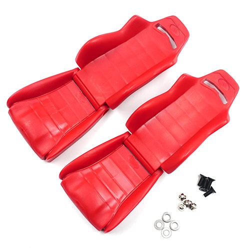 [#YA-0540RD] [2개입] Hard Plastic Seats for 1/10 Crawler (Red)
