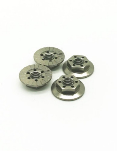 [매장입고][ZR-ALWN4T] Aluminium Low Profile Serrated M4 Wheel Nuts (4pcs)