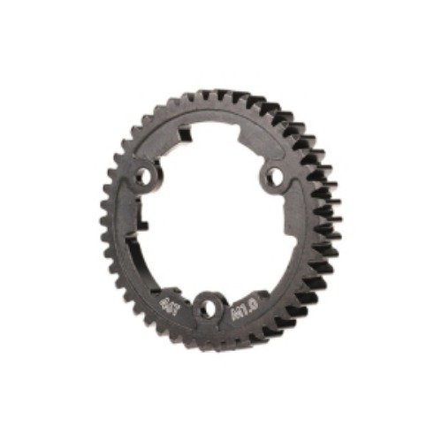 [AX6442] Spur gear,46-tooth-machined,hardened steel-wide face,1.0 metric pitch
