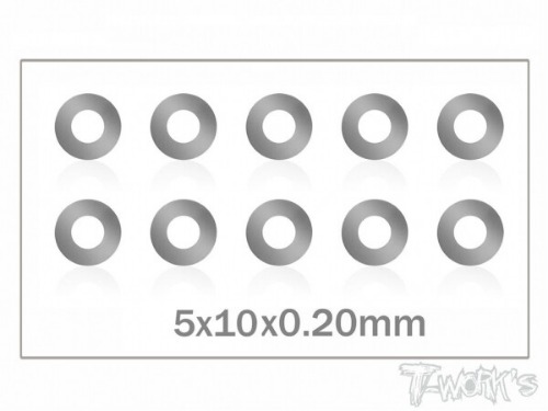 [TA-124-02]5x10x0.2mm Stainless Steel Shim Washer