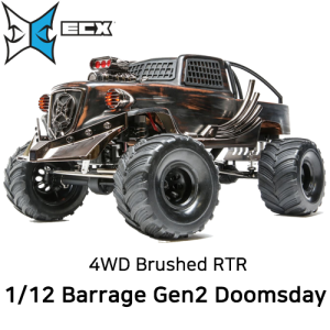 ECX 1.9 Barrage Doomsday 4WD 1:12 RTR 신형 버러지 돔스데이