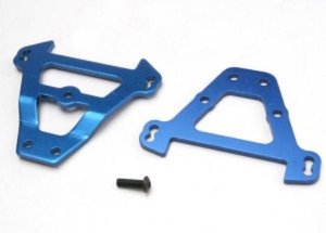 AX5323 Bulkhead tie bars front &amp; rear (blue-anodized aluminum)
