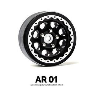 AR01 1.9인치 5LUG 알루미늄 비드락휠
