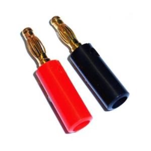 4.0 mm Gold Plated Solderless banana Connector For Charger