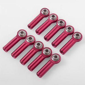 [#Z-S1648] [10개] M3 Long Straight Aluminum Rod Ends (Red) (볼 M3｜로드 M3｜길이 28mm)