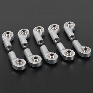 [단종][#Z-S1352] [10개입] M3 Offset Short Aluminum Axial Style Rod End (Silver) (볼 M3｜로드 M3｜길이 20mm)