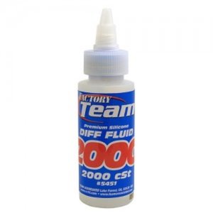FT Silicone Diff Fluid 2000cst for gear diffs / 2 oz •New flip-top cap