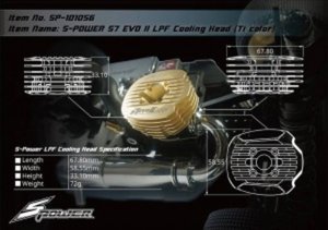 [SP-80206LPF] S-POWER S7 EVO II LPF Tuned .21 Racing Engine