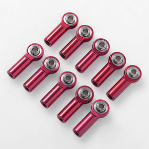 [10개] M3 Medium Straight Aluminum Rod Ends (Red) (10)