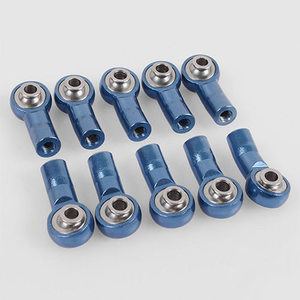 [#Z-S1358] [10개입] M3 Bent Aluminum Axial Style Rod End (Blue) (볼 M3｜로드 M3｜길이 21mm)