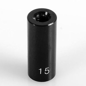 [단종] [#Z-S1455] [4개입] 15mm Internally Threaded Aluminum Link (Black)