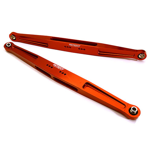 [#C28562RED] Billet Machined Rear Lower Trailing Arms for Traxxas 1/7 Unlimited Desert Racer (Red)