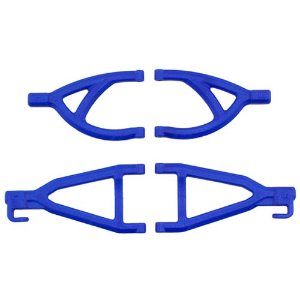 [#80605] 1/16 Mini E-Revo Rear Upper &amp; Lower A-arms (Blue)