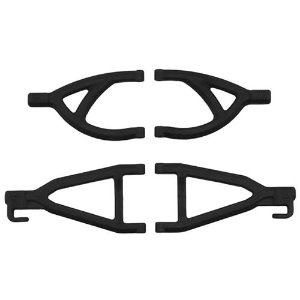 [#80602] 1/16 Mini E-Revo Rear Upper &amp; Lower A-arms (Black)