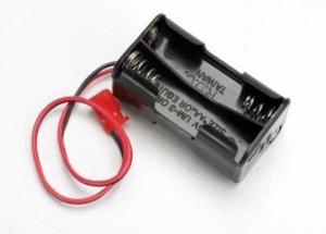 AX3039 Battery holder 4-cell (no on/off switch) (for Jato and others that use a male Futaba style connector)