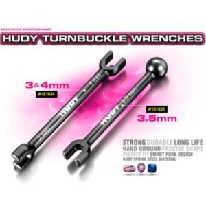 [181034] HUDY SPRING STEEL TURNBUCKLE WRENCH 3 &amp; 4MM