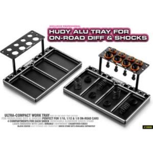 [109800]HUDY Alu Tray for On-Road Diff &amp; Shocks
