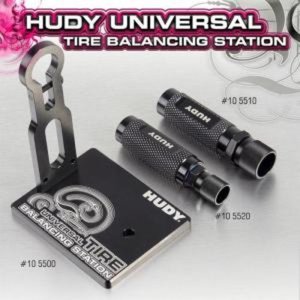 [105520] HUDY WHEEL ADAPTER FOR 1/10 TOURING CARS