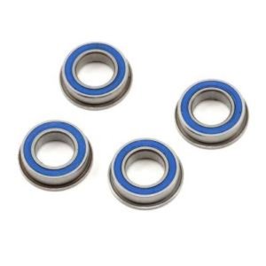 ProTek RC 8x14x4mm Rubber Sealed Flanged &quot;Speed&quot; Bearing (4)
