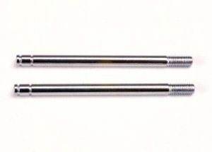 AX1664 Shock shafts steel chrome finish (long) (2)