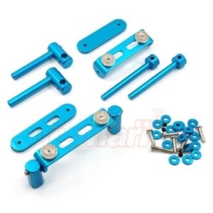 Xtra Speed 1/10 RC Aluminum Stealth Body Mount Blue