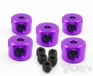 [TA-022P]Aluminum 3mm Bore Collar ( Purple)