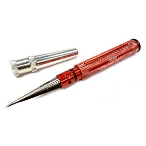 [#C25865RED] QuickPit V5 Professional Body Reamer for 1/10 &amp; 1/8 Size (14mm Handle)