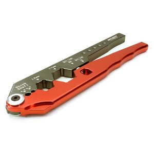 [#C26883RED] Billet Machined Maintenance Shock Shaft Pliers &amp; Ball End Tool (Red)
