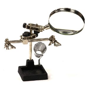 [#C23963] Soldering Workstation Stand w/ Magnifying Glass
