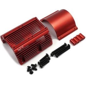 [#YA-0600RD] Aluminum Heat Sink for 1:8 Motors Red