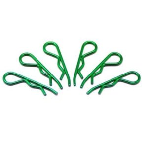 body clip 1/8 - metallic green (6)