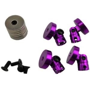 (자석 바디 마운트) Aluminum Magnetic Body Mount (Purple)